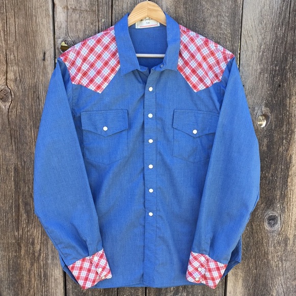 Custom Made Country Western Shirt Sz 